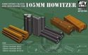 105mm Howitzer Ammo crates and containers