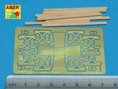 Bench B type - photo-etched parts