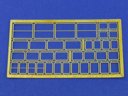 Windows, doors, hatch jambes various scales 1 sel  photo-etched
