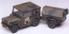 M151A2 Z TWARDYM DACHEM I PRZYCZEPKA