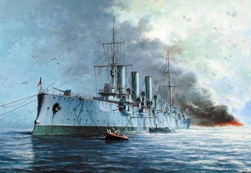 Avrora Russian Protected Cruiser