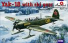 Yak-18 with ski gear