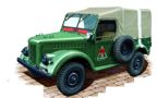 Soviet GAZ 69(M) 4X4 Utility Truck