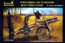 German SIG-33 Infantry Heavy Field Cannon with Crew figures
