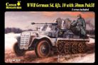 WWII German Sd. Kfz.10 with 50mm Pak 38