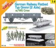 Flatbed Typ Ommr + MG42 Gun Team, Artillery Crew figures