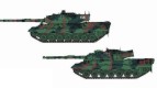Panzer Korps - Leopard 1A4 + Leopard 1A5 - 2 models