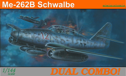 Me 262B Schwalbe DUAL COMBO 1/144 - fighters