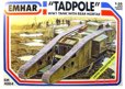 Tadpole WWI Tank with rear mortar