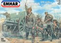 WWI German Artillery with 96 n/A 76mm Gun