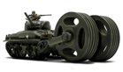 M4A1 Sherman Tank, US Army, Normandy, France, D-Day June 1944