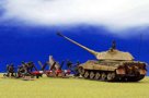 German King Tiger and soldiers set - Normandy 1944