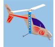 Falcon Helicopter - rubber propelled airplane model