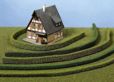 3 Hedges - 9mm, length 50 cm - light green