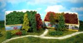 Creative deciduous trees, autumn - 15 pcs.