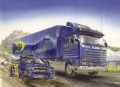 Subaru Racing Team Set - Scania + Subaru Impreza