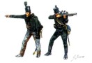 Figures British 95th rgt. Green Jackets