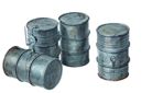 German 200L Oil Drums - WWII