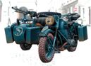 German Motorcycle BMW R75 - WWII - photo-etched parts