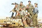 Rommel and German Tank Crew - DAK - WW II era