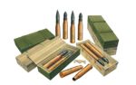 Soviet 100 mm Shells w/Aammo Boxes