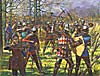 Figures Burgundzcy rycerze i lucznicy - XV wiek
