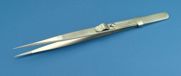 Fine Serrated Locking Tweezers