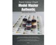 Paint Colour Chart - Model Master Autentic 12 mm