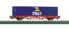 Flat Wagon w/Container P&O DB Cargo