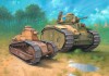 Char B.1 bis & Renault FT.17