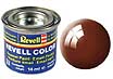 Paint nr 80 mud brown, gloss RAL 8003