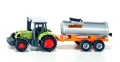 Traktor Claas Ares 697 ATZ z naczepa-systerna "Kaweco"
