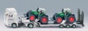 MAN z naczepa + 2 traktory "FENDT"
