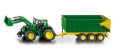 Traktor John Deere z przyczepa