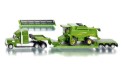 US-Truck with Combine Harvester John Deere 9680i WTS