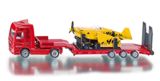 Mercedes Actros with sports airplane