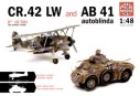 Fiat CR.42LW and AB 41 Autoblinda
