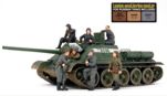 Russian Tank Destroyer SU-85 w/Weathering Master Set & 7 Figures