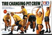 Tire Changing Pit Crew Figure Set
