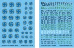 Decal - Finnish Air Force Swastikas and Serials 1944-45
