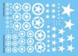 Decals - Allied Star Insignia White Decals - Allied Star Insignia White