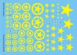 Decals - Allied Star Insignia Yellow Decals - Allied Star Insignia Yellow