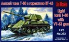 Light tank T-80 with VT-43 gun