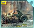 German anti-tank gun PAK-36 with crew