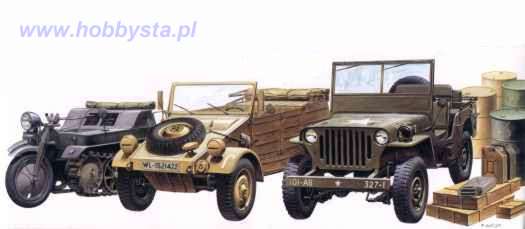 Pojazdy II Wojny Światowej Academy 1310 Samochody
