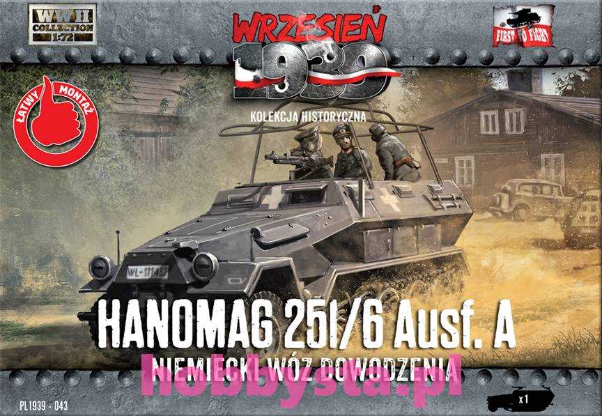 Hanomag 251/6 Ausf. A niemiecki wóz dowodzenia First To