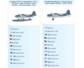 Scale Models Airfix 02021 Vought OS2U Kingfisher - observation floatplane