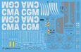 Scale Models Italeri 3861 DAF 105 XF w/2 x 20ft containes CMA-CMG