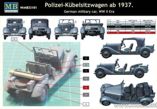 Scale Models Master Box LTD 35101 German Military Car Polizei-Kubelisitzwagen ab 1937