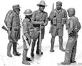 Scale Models Master Box LTD 3594 Allied Forces, WW II era, North Africa, desert battles series